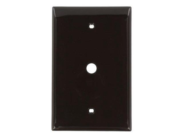 UPC 078477140482 product image for Leviton 40539-HMB Brown Midway F-Connector Hexagonal Opening Wall Plate | upcitemdb.com