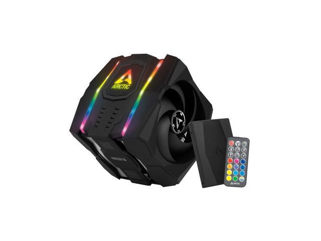 Arctic ACFRE00080A Freezer 50 (incl. A-RGB Controller) - Multi Compatible Dual Tower CPU Cooler with A-RGB CPU Cooler for AMD