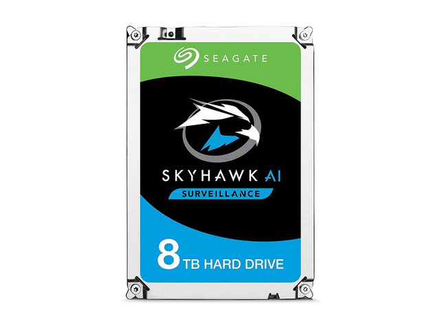 Seagate ST8000VE000 Skyhawk AI 8TB SATA III 7200 RPM 256MB 3.5' Surveillance Hard Drive