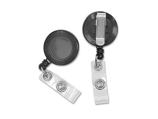 Baumgartens Card Reel with Belt Clip/Strap Extends 30' 25/PK Black 68424