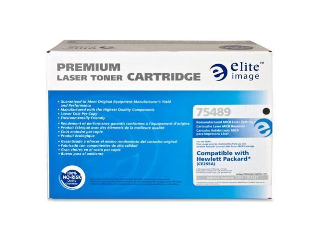 Elite Image 75489 MICR Toner Cartridge 6000 Page Yield Black