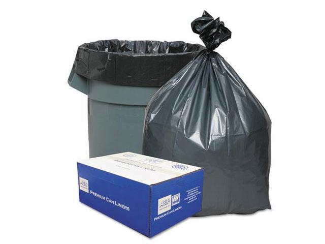Platinum Plus Can Liner Super Hexene Resin 56gal 1.55 Mil 43 x 48 50/Carton