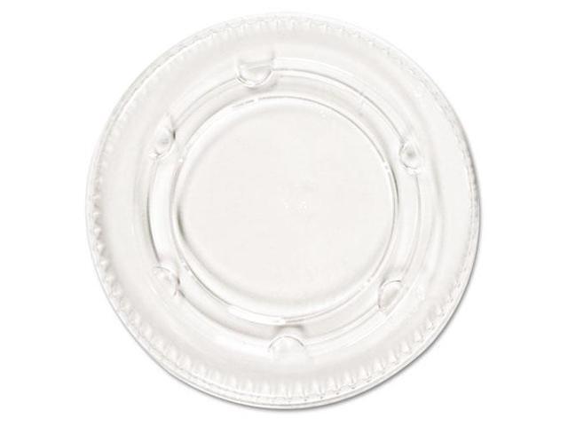 Crystal-Clear Portion Cup Lids, Fits 1.5-2.5oz Cups, 2400/Carton PCTYLS2FR