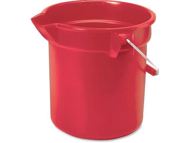 Rubbermaid Commercial BRUTE Round Utility Pail 14qt Red 2614RED