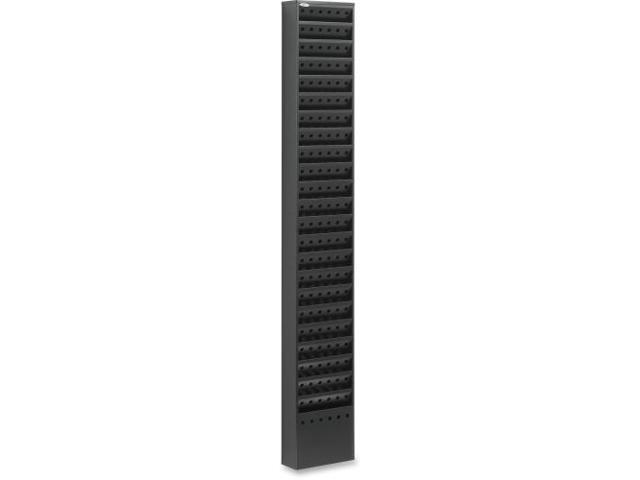 Safco - 4322BL - Safco 23-Pocket Steel Magazine Rack - 23 Pocket(s) - 65.5 Height x 10 Width x 4 Depth - Floor - Black -