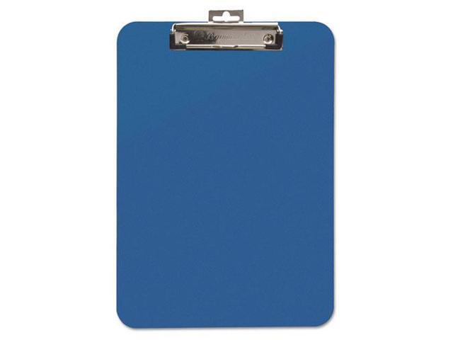 Baumgartens Unbreakable Recycled Clipboard 1/4' Capacity 8 1/2 x 11 Blue 61623