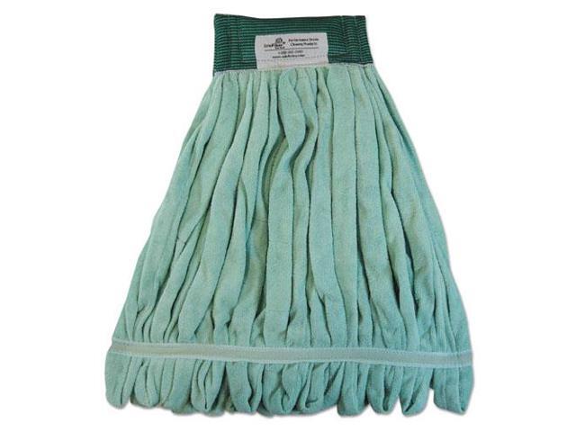 Boardwalk Microfiber Looped-End Wet Mop Head Medium Green MWTMG