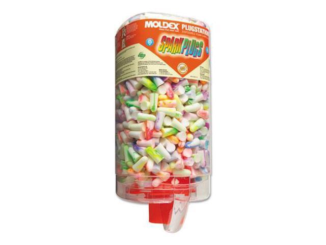 Moldex SparkPlugs PlugStation Earplug Dispenser Cordless 33NRR Asst 500 Pair
