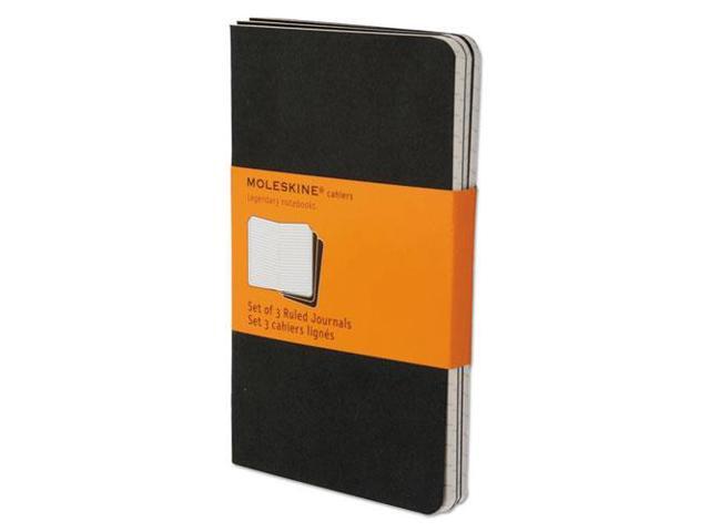Cahier Journal, Ruled, 5 1/2 x 3 1/2, Black Cover, 64 Sheets HBGQP311