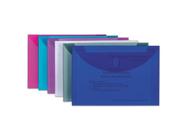 C-Line Reusable Poly Envelope Hook and Loop Closure 9 1/2 x 13 Assorted 58000