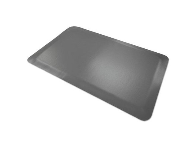 Pro Top Anti-Fatigue Mat, PVC Foam/Solid PVC, 24 x 36, Gray