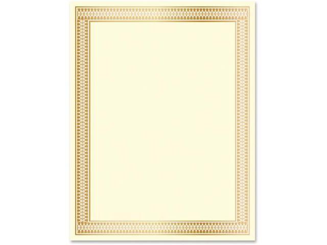 Geographics Traditional Award Certificates - 24 lb - Laser, Inkjet Compatible - Gold100 / Pack GEO47833