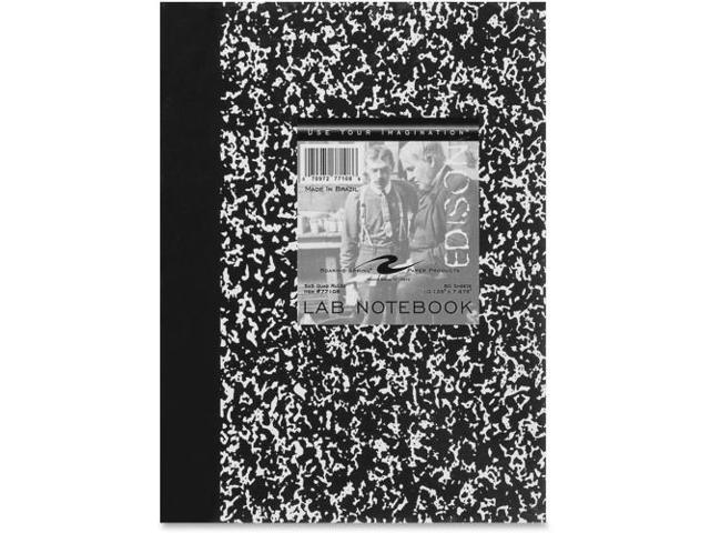 ROARING SPRING 77108 Lab Notebook,8 in. x 10 in.,Green