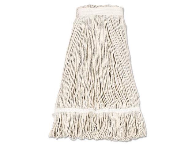 Boardwalk Mop Head Pro Loop Web/Tailband Premium Standard Head Cotton 32-Oz. White 432C