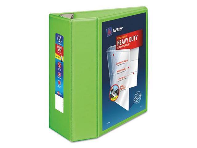 Avery Heavy-Duty View Binder w/Locking EZD Rings 5' Cap Chartreuse 79815