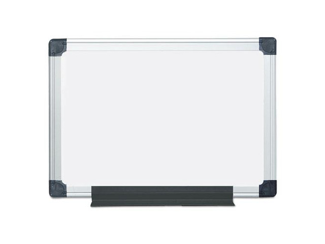 BVCMA0207170 Value Lacquered Steel Magnetic Dry Erase Board, 17 3/4 x 23 5/8, White, Aluminum