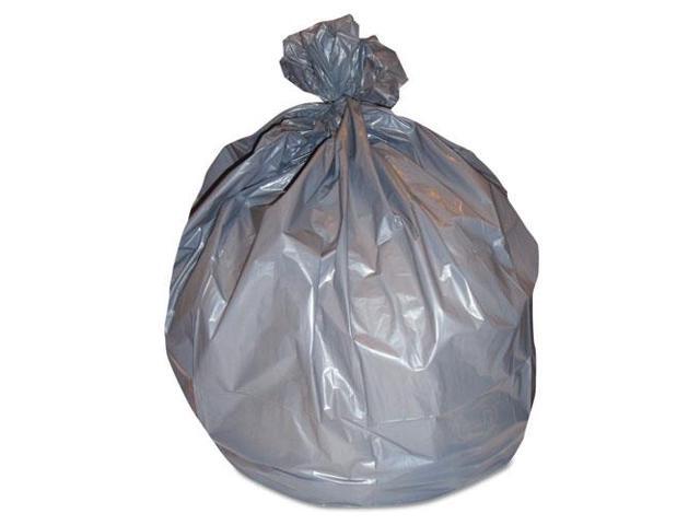 Low-Density Can Liners 40-45 gal 1.7 mil 39 x 46 Silver 50/Carton