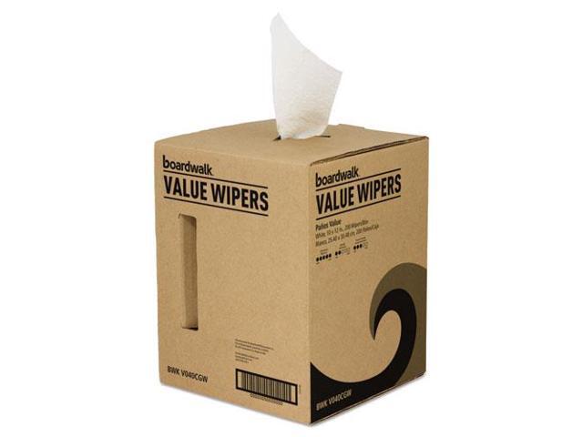 Boardwalk DRC Wipers White 10 x 12 200/Box V040CGW