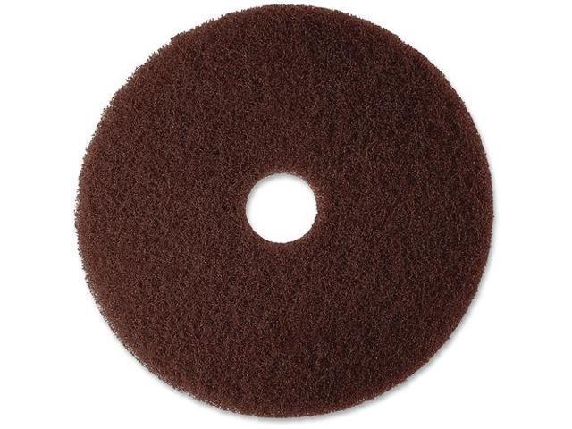 3M Corporation MCO 08448 20 Inch 7100 Low-Speed Floor Strip Pad- Brown - Case of 5
