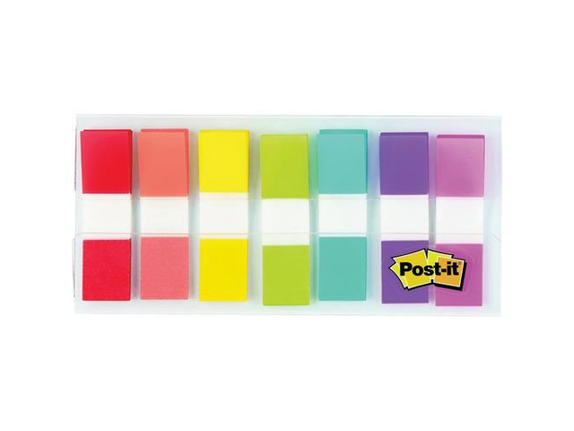 Post-it Flags Self-stick 1/2' 189/PK Assorted Bold 6837CF