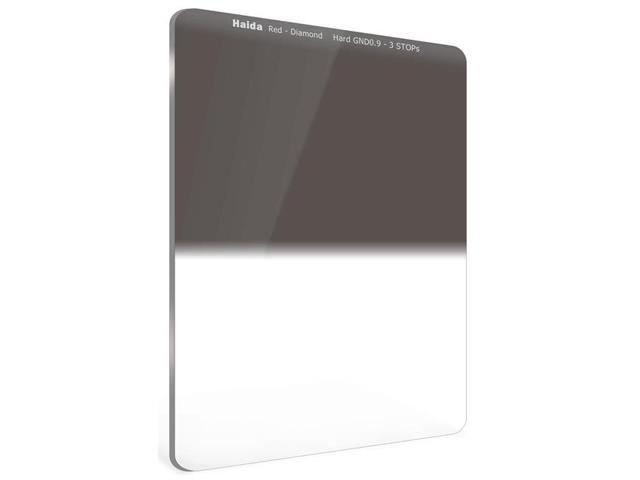 Haida Red Diamond 75x100mm 0.9 3-Stop Hard Edge Graduated Neutral Density Filter