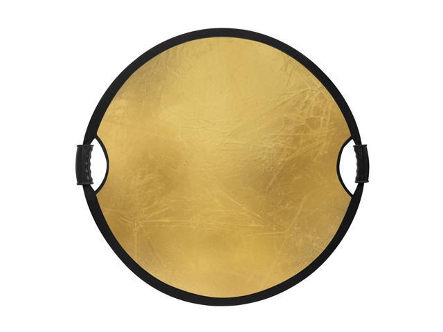 Glow Circular Collapsible Reflector with Handles (22', Gold/Silver)