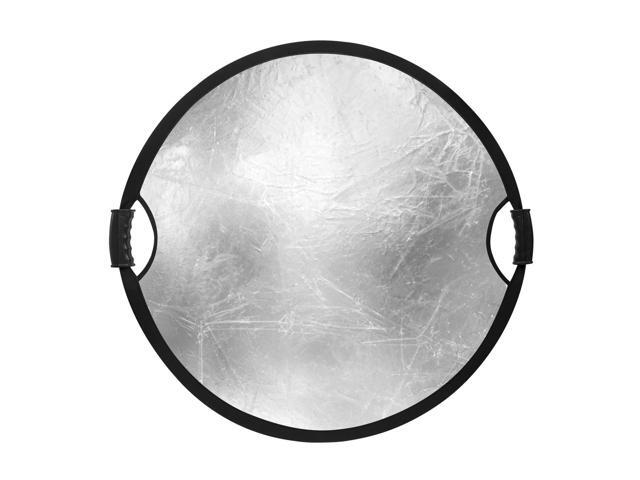 Glow Circular Collapsible Reflector with Handles (22', Gold/Silver)