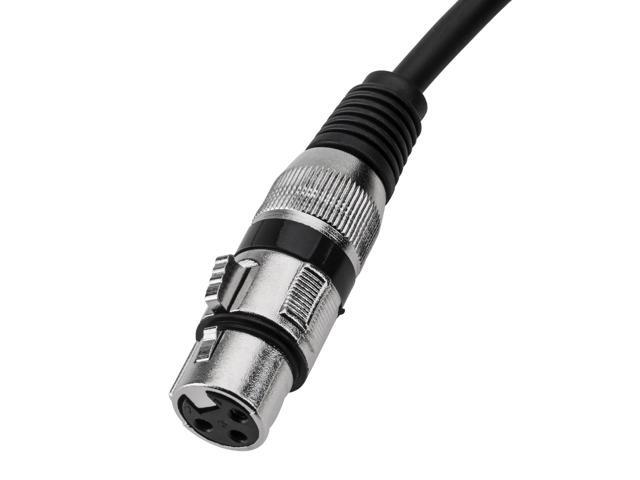 H & A Value Series XLR M to F Professional Microphone Cable - 25'