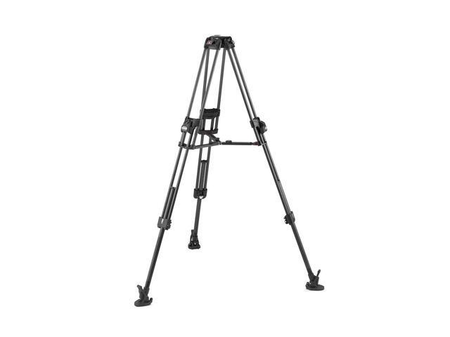 Manfrotto 645 Fast Twin Leg 3-Sections Carbon Fiber Tripod with Mid-Level Spreader, Bundle with 504X Fluid Video Head