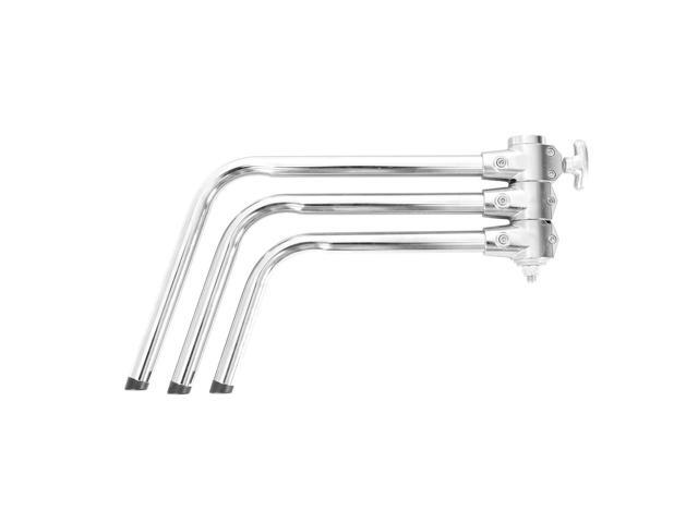 Godox C-Stand with Arm, Grip Head & Removable Turtle Base (8.8', Silver)