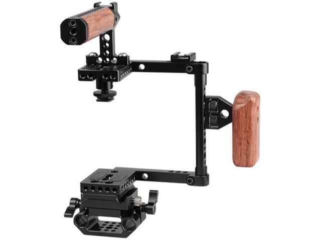 CAMVATE Quick Release Cage Kit, Right-Sided Wooden Handle