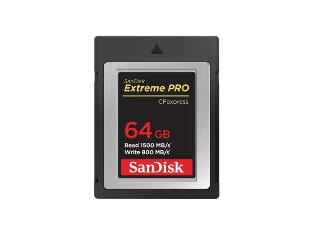 SanDisk 2 Pack Extreme PRO 64GB CFexpress Type-B Memory Card with SanDisk Extreme PRO CFexpress Card Reader
