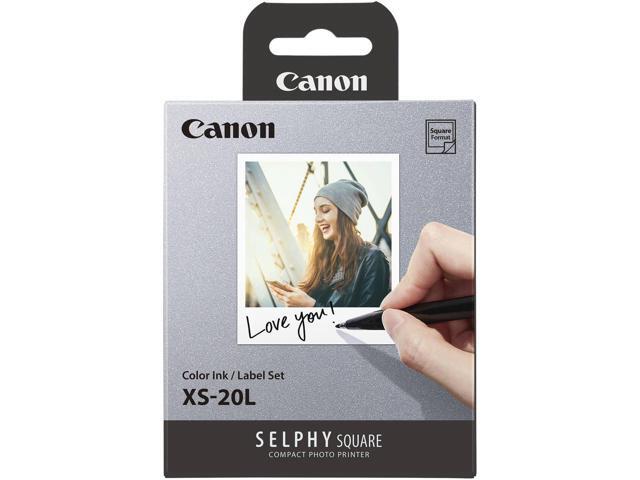 Canon 5 Pack SELPHY Color Ink/Label XS-20L Set, 20 Sheets #4119C001 5