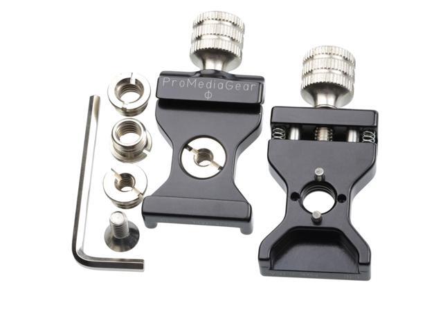 ProMediaGear CD40 Compatible Back-to-Back QR Clamps