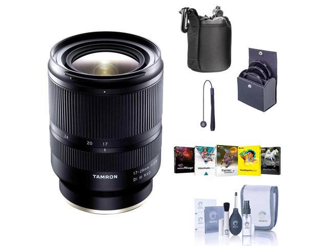 Tamron 17-28mm f/2.8 Di III RXD Lens for Sony E, Bundle with ProOptic 67mm Filter Kit, Cleaning Kit, Lens Cap Tether, PC Software Kit, Lens Pouch