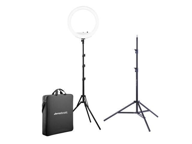 Westcott 18' Bi-Color LED Ring Light Kit with Batteries & Stand - With Extra Light Stand