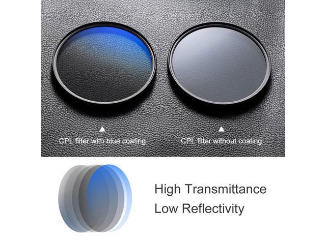 K & F Concept 55mm Classic Slim Blue Multicoated Circular Polarizer Filter
