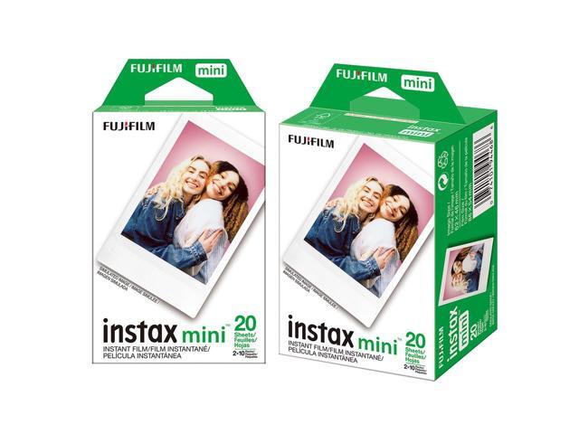 Fujifilm Instax Mini Instant Film - 40 Sheets (2 Packs of 20 Film Sheets)