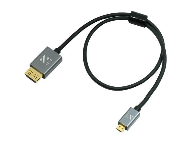 ZILR 4Kp60 Hyper Thin High Speed HDMI Secure Cable with Micro Connector
