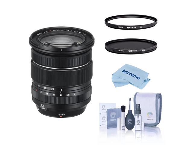 Fujifilm XF 16-80mm F4.0 R OIS WR (Weather Resistant) Lens USA Warranty - Bundle with Hoya NXT Plus 72mm 10-Layer HMC UV Filter, HOYA 72mm NXT CPL...