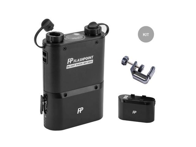 Flashpoint Blast Power Pack BP-960 Dual Outlet Power Pack Kit with Spare Battery & Clamp