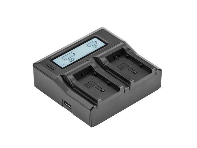 Green Extreme Dual Smart Charger w/LCD Screen f/Canon BP-800 Series Batteries