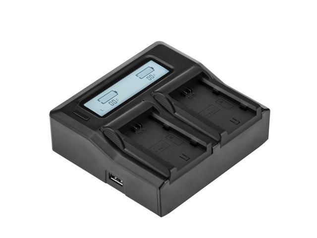 Green Extreme Dual Smart Charger with LCD Screen for FUJI NP-W235 #GX-CH2-NPW235