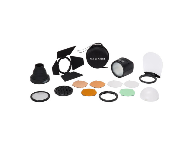 Flashpoint Flashpoint eVOLV 200 Round Flash Head with Accessory Kit (Replacement for Godox H200R & AK-R1)