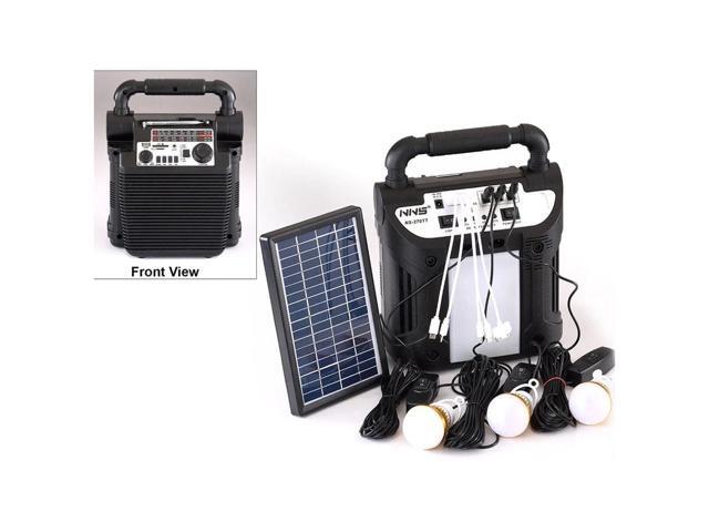 Technical Pro SOLARBOX10 9-in-1 Solar Power Bank Speaker w/ 12V 3000 MAh Battery
