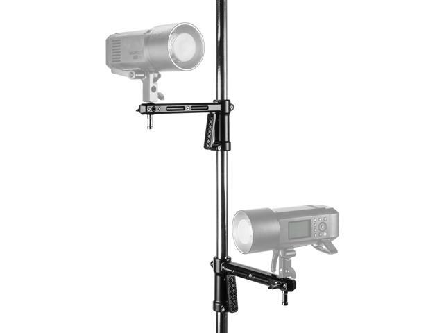 Flashpoint RB-PG Steel Wheeled Pistol Grip Stand with Extra Grip