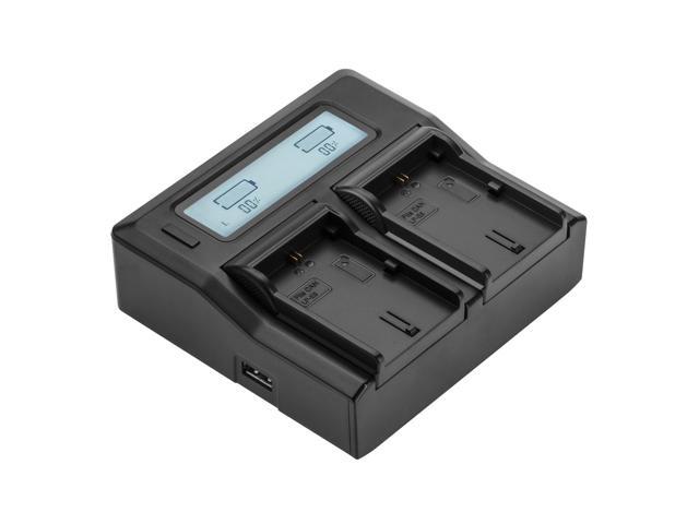 Green Extreme Dual Smart Charger with LCD Screen for Canon LP-LPE6 #GX-CH2-LPE6