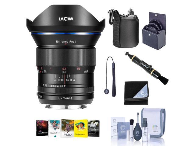 Venus Laowa 15mm f/2 FE Zero-D Lens for Canon RF, Bundle with ProOptic 72mm Filter Kit, Cleaning Kit, PC Software Kit, Lens Cap Tether, Lens Cleaner