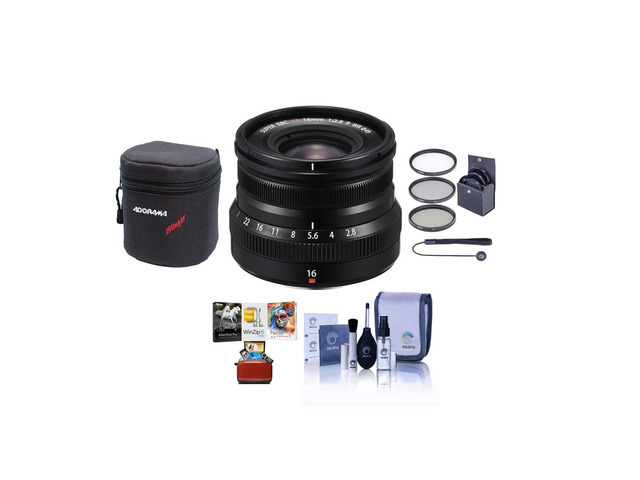 Fujifilm XF 16mm f/2.8 R WR Lens, with Free Mac Software Accessories Kit