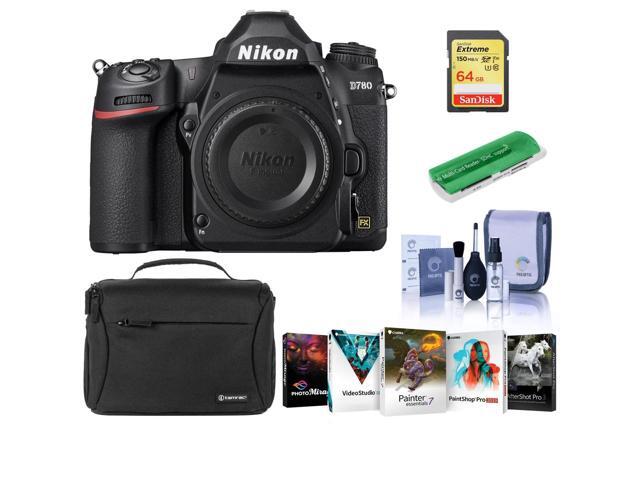 Nikon D780 FX-Format DSLR Camera Body - With Free PC Accessory Bundle #1618 A